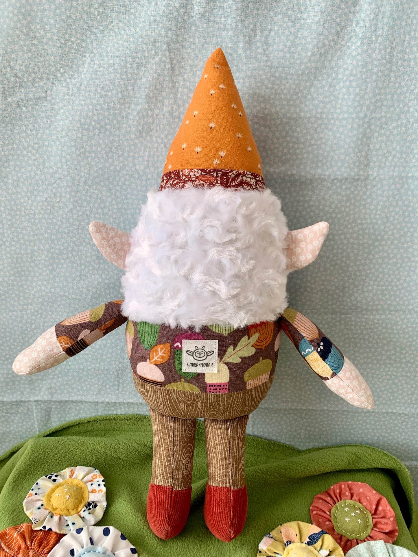 PREORDER: Otis the Gnome doll with acorns and a hat